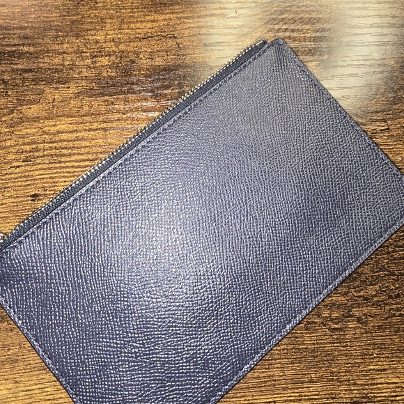 Euc coach blue glitter wristlet bag - Picture 2 of 3